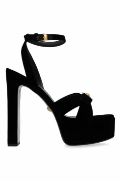 Versace BLACK Platform sandals Gianni