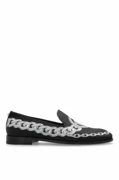 Versace BLACK Printed shoes