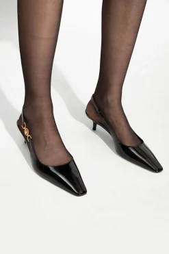 Versace BLACK Pumps with Medusa face