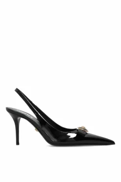 Versace BLACK Pumps with Medusa head