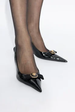 Versace BLACK Pumps with Medusa head