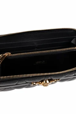 Versace BLACK Quilted Wallet