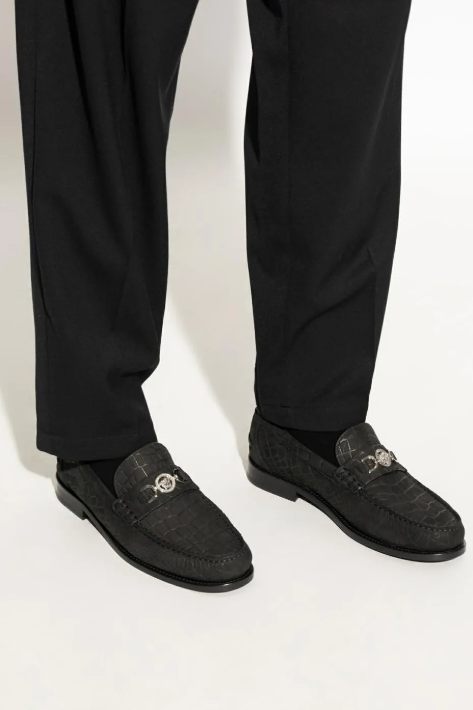 Versace BLACK Shoes type loafers