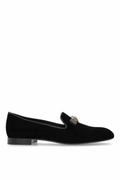 Versace BLACK Shoes with logo