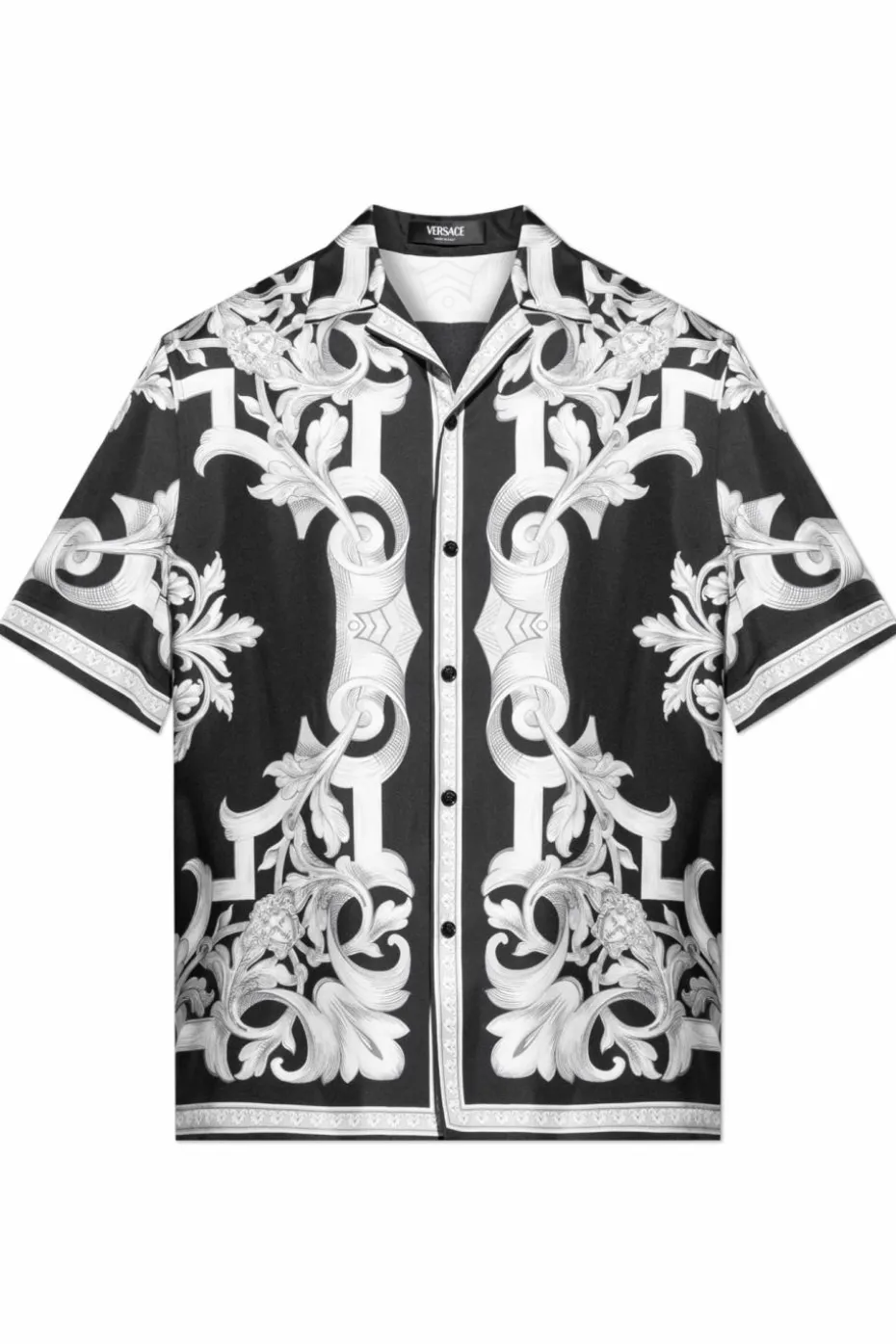 Versace BLACK Silk short-sleeve shirt