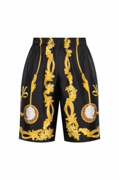 Versace BLACK Silk shorts