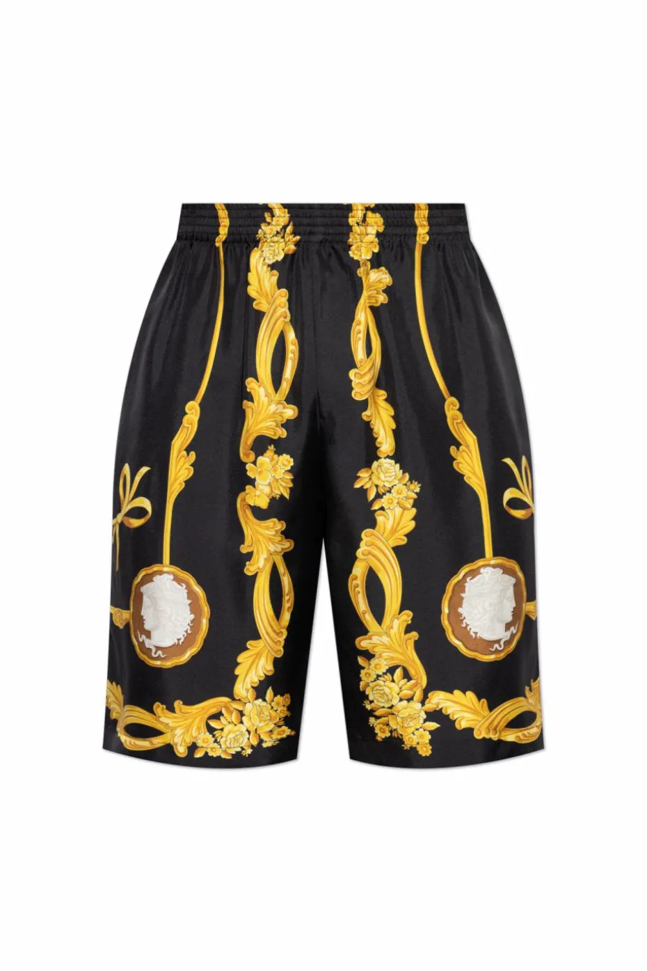 Versace BLACK Silk shorts