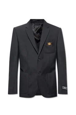 Versace BLACK Single-breasted blazer