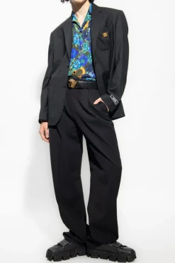Versace BLACK Single-breasted blazer