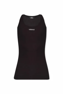 Versace BLACK Sleeveless T-shirt