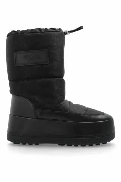 Versace BLACK Snow boots with logo