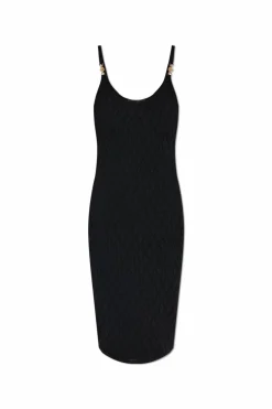 Versace BLACK Strap dress