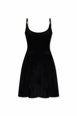 Versace BLACK Strap dress