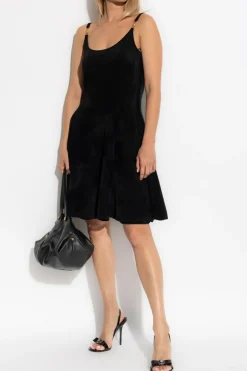 Versace BLACK Strap dress