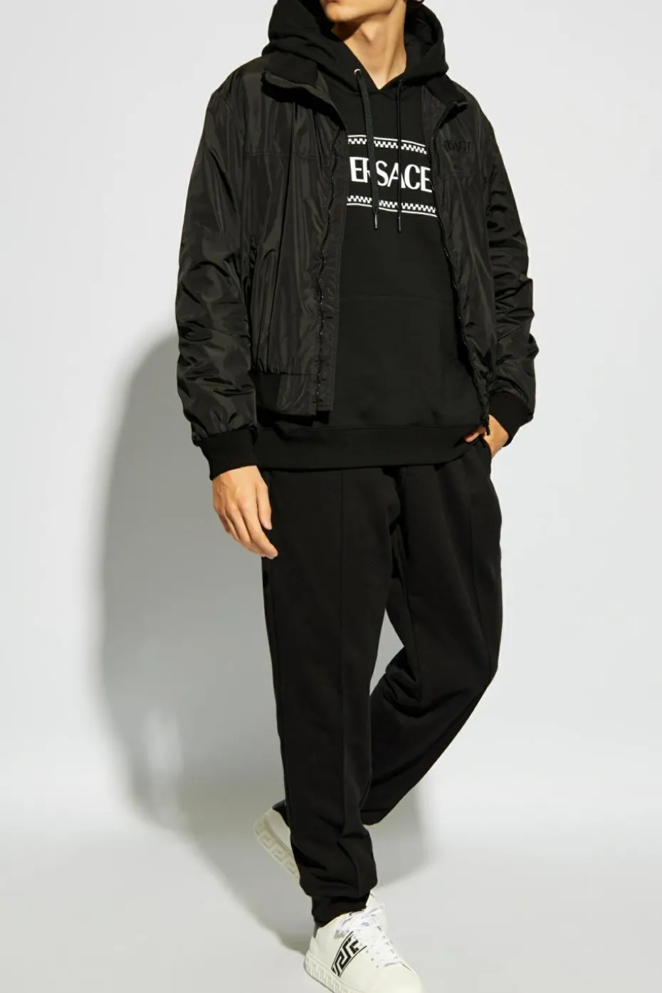 Versace BLACK Sweatshirt with logo