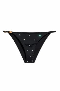 Versace BLACK Swimwear bottoms with shimmering appliqués