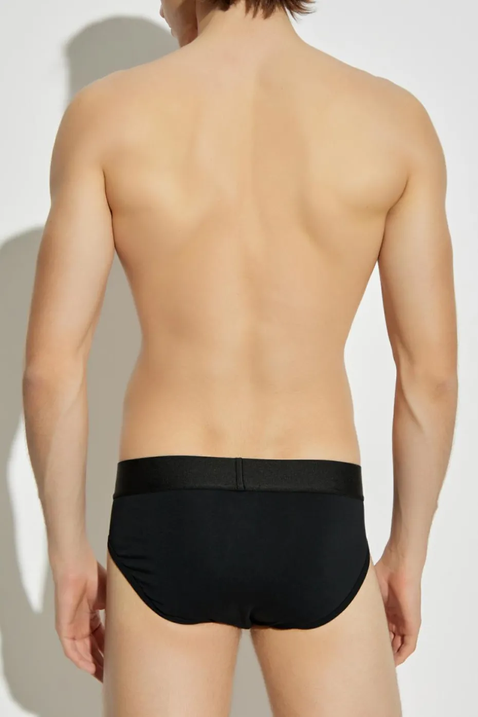 Versace BLACK Three-pack briefs with logo