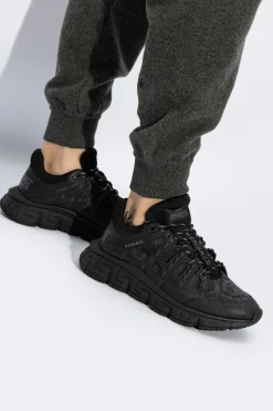 Versace BLACK ‘Trigreca’ sneakers