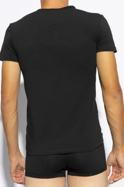 Versace BLACK T-shirt from the `Underwear` collection