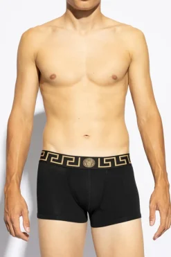 Versace BLACK Two-pack of boxers with logo