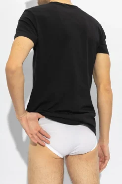 Versace BLACK ‘Underwear’ collection T-shirt 2-pack