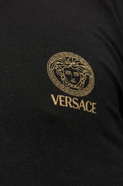 Versace BLACK Underwear T-shirt with long sleeves