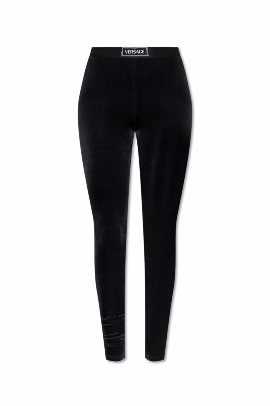 Versace BLACK Velvet leggings