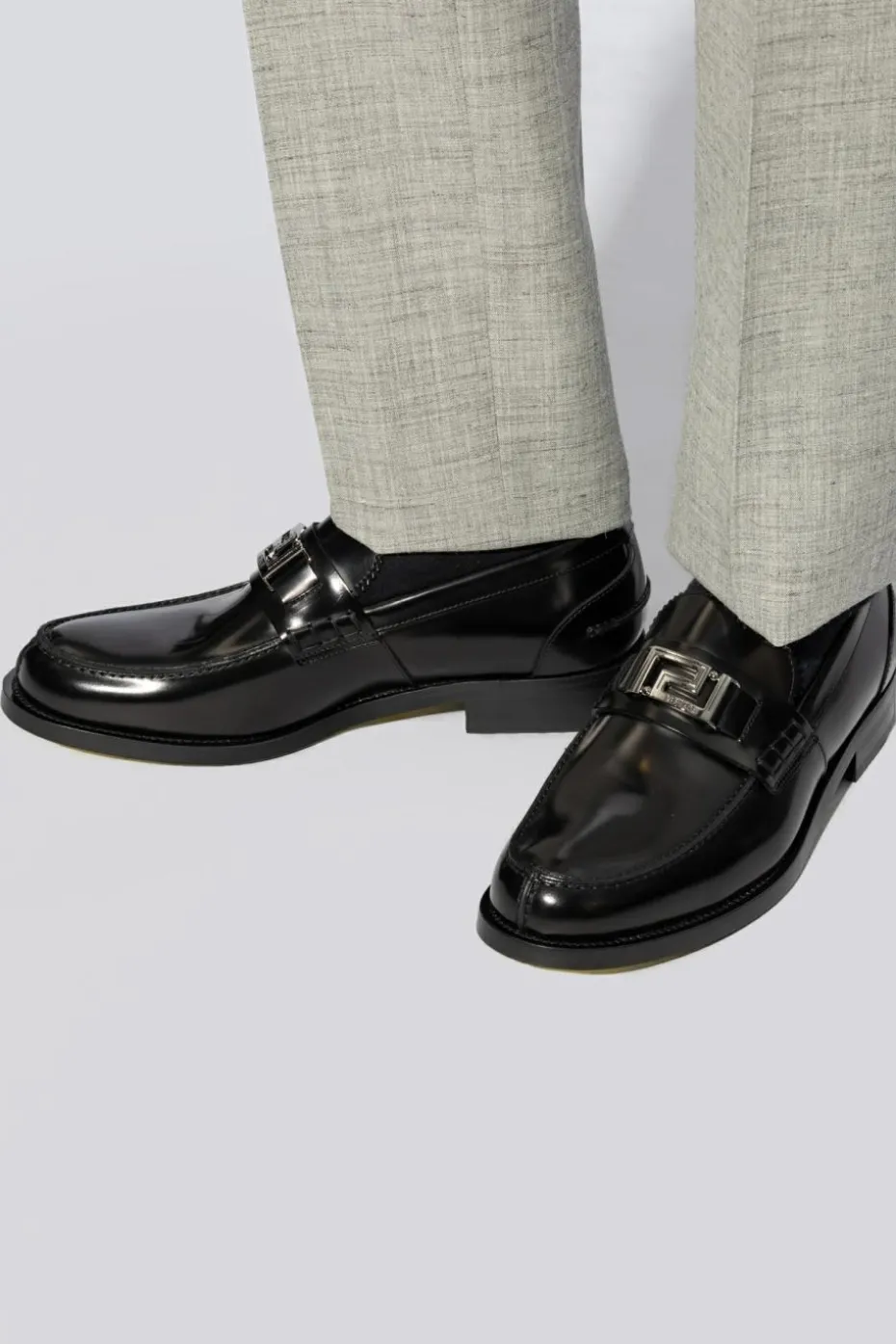 Versace BLACK Versace `loafers` shoes