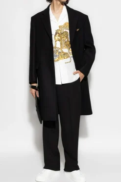 Versace BLACK Wool coat