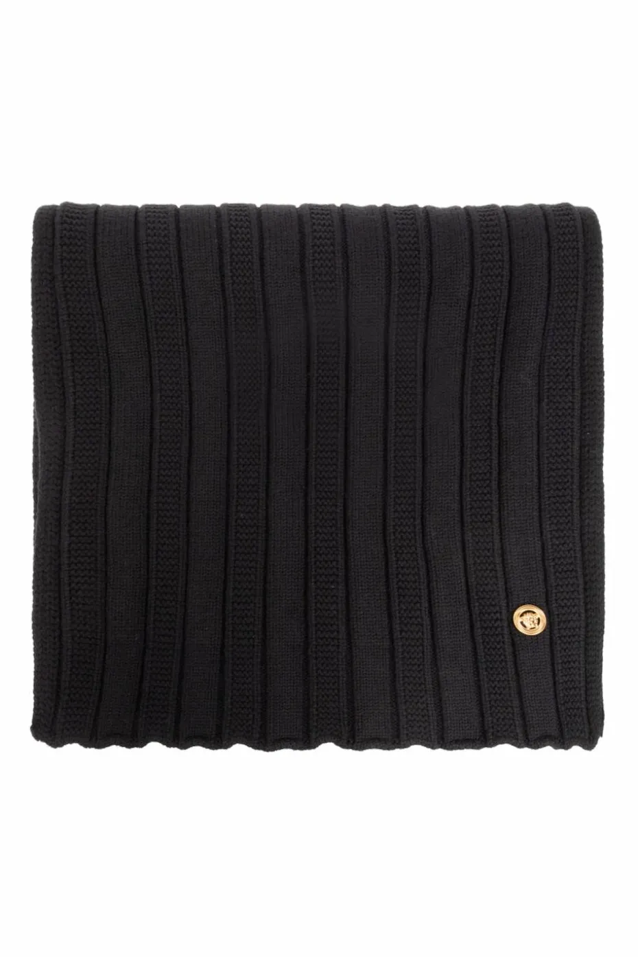 Versace BLACK Wool Scarf