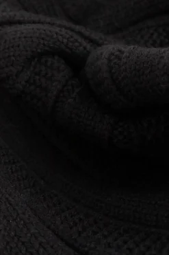 Versace BLACK Wool Scarf
