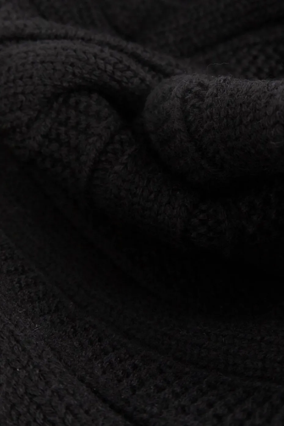 Versace BLACK Wool Scarf
