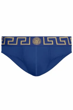 Versace BLUE Briefs with logo