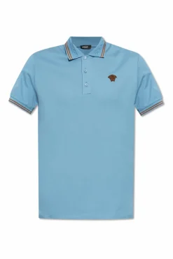 Versace BLUE Cotton Polo