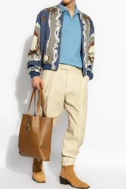 Versace BLUE Cotton Polo