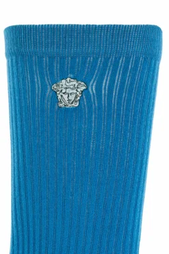 Versace BLUE Cotton socks