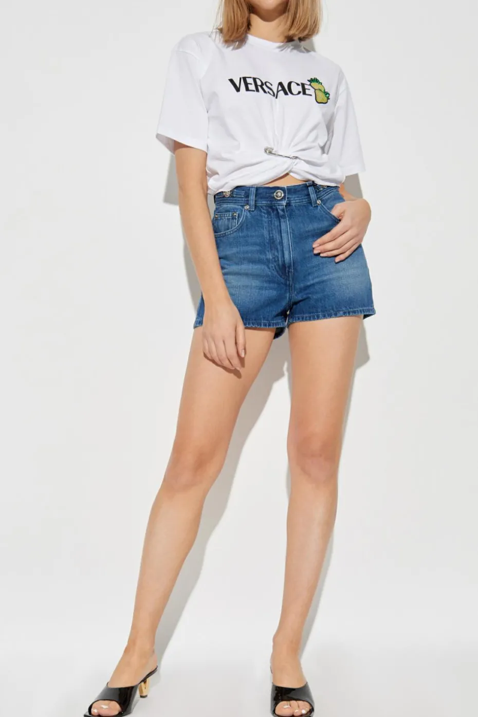 Versace BLUE Denim shorts