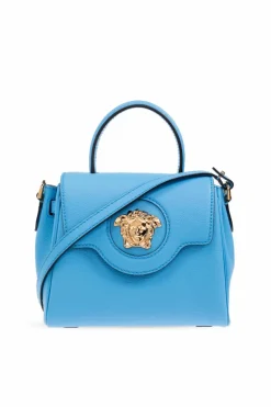 Versace BLUE Handbag "La Medusa Small"
