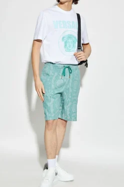 Versace BLUE Jacquard shorts