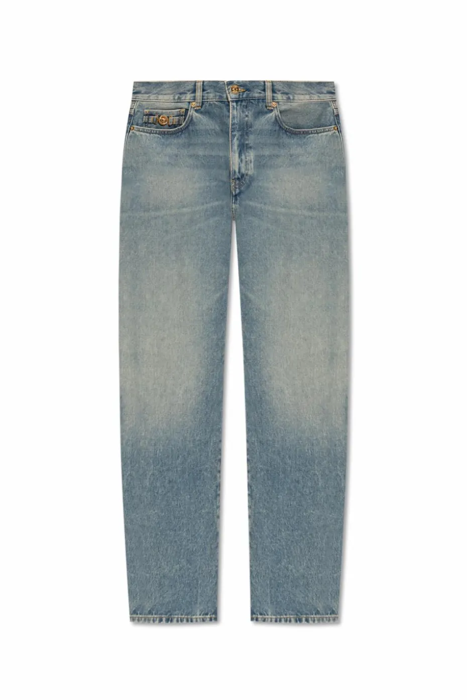 Versace BLUE Jeans with a 'vintage' effect