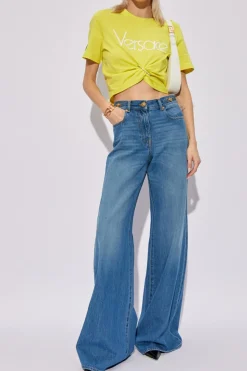 Versace BLUE Jeans with logo