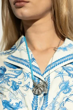 Versace BLUE Necklace with pendants