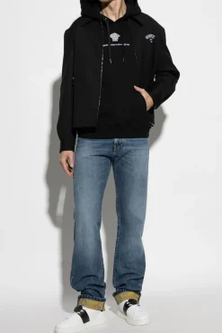 Versace BLUE Patterned jeans