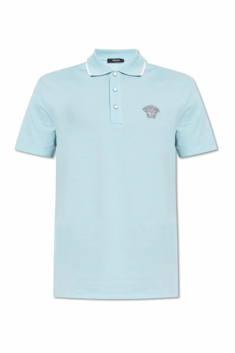 Versace BLUE Polo with logo