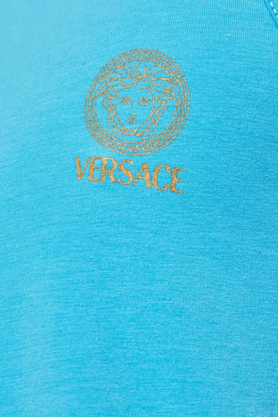 Versace BLUE Sleeveless underwear T-shirt