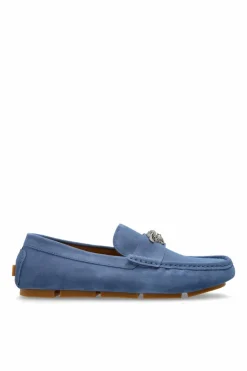 Versace BLUE Suede moccasins