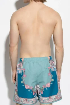 Versace BLUE Swim shorts with 