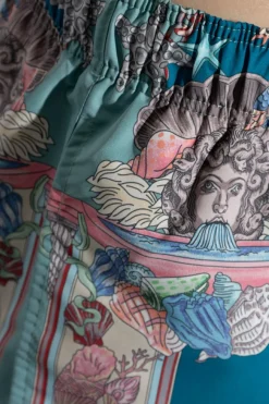 Versace BLUE Swim shorts with 
