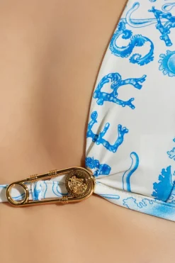 Versace BLUE Swimsuit top