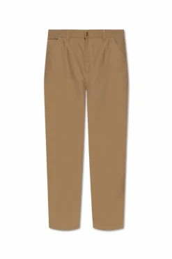 Versace BROWN Cotton trousers with multiple pockets